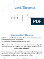 Lecture 4 (Network Theorems)