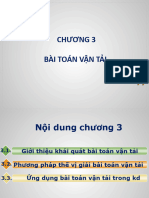 Chương 3 Bài Toán Vận Tải