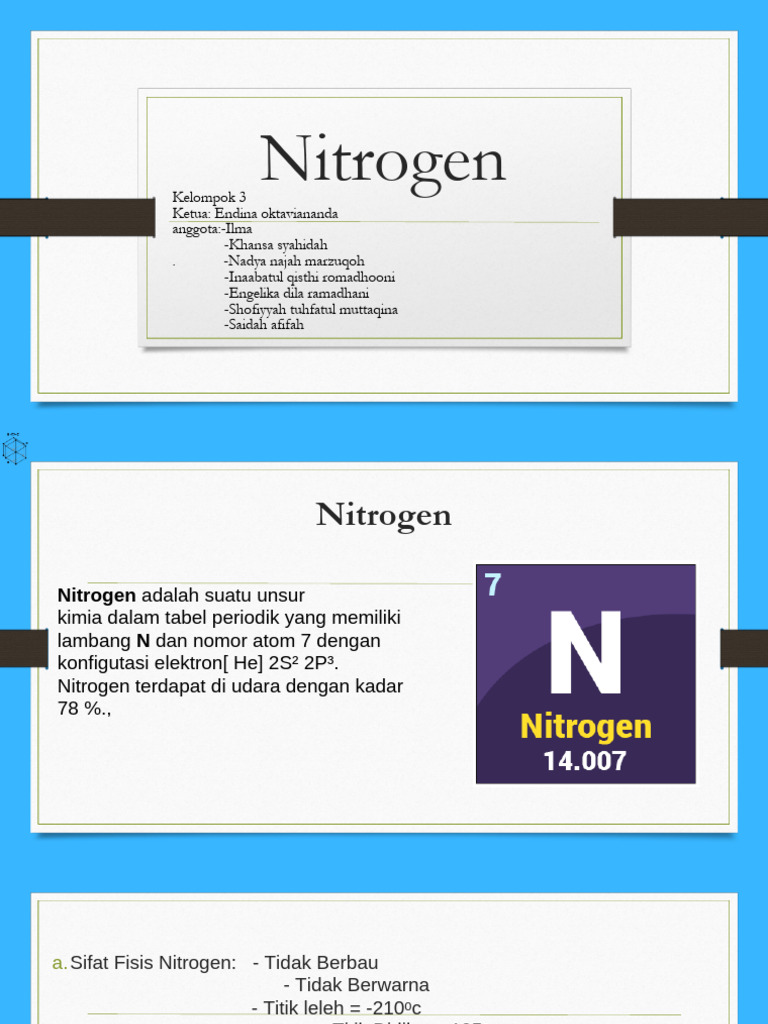 Nitrogen | PDF