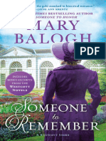 (Westcott 6.5) Alguém para Recordar (Someone To Remember) - Mary Balogh