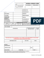 21-073 Works Order Form Issue 8