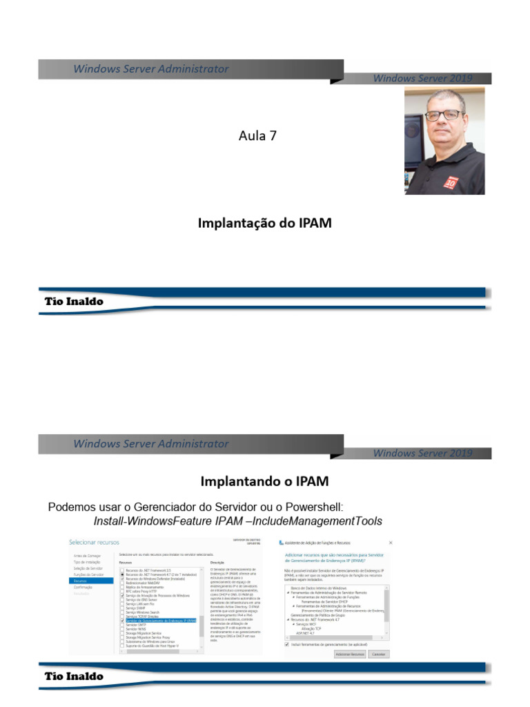 Implantação do IPAM no Windows Server | PDF