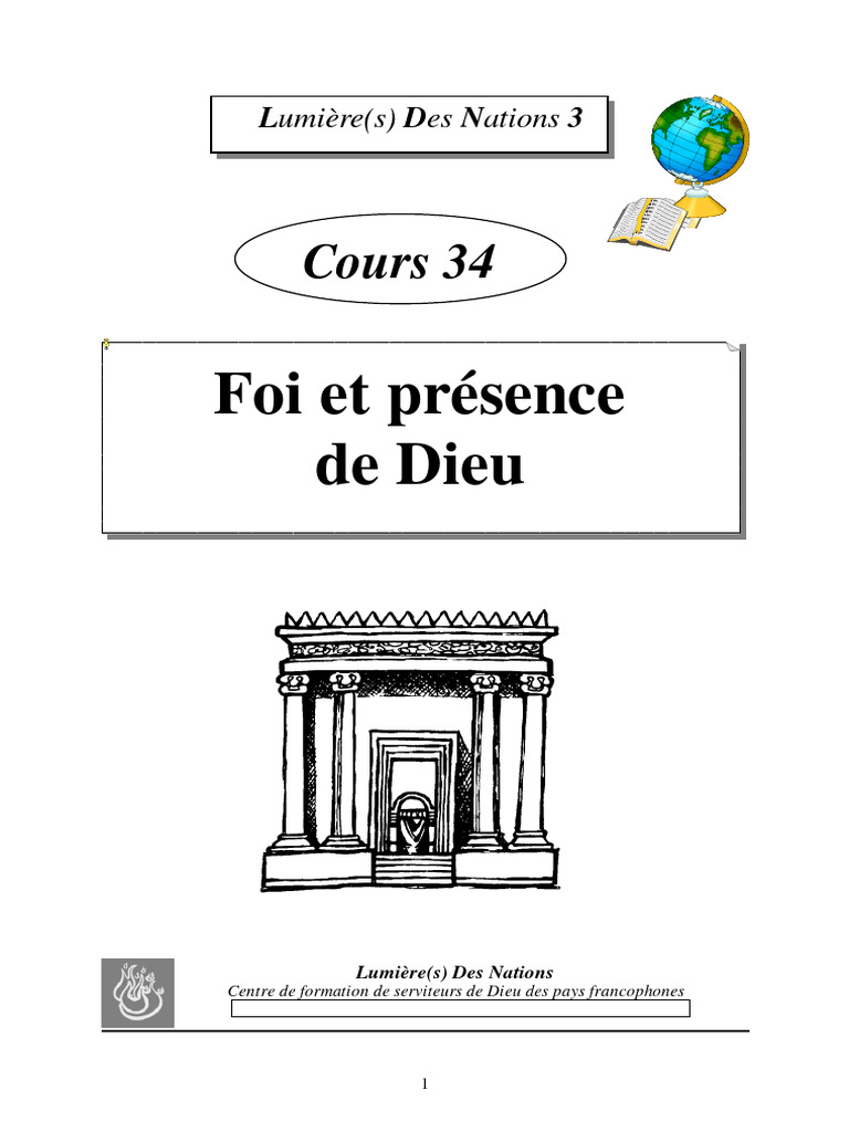 Foi et Présence de Dieu : Comprendre | PDF | Dieu | Jésus