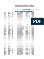 Trabajo de Excel