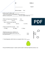 Fizika 6 - Test 1 GR B