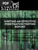 Pentest Report Issue