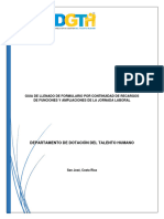 Guia para Llenado de Formulario Continuidad