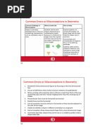 Geometry Part 6-Common Misconceptions