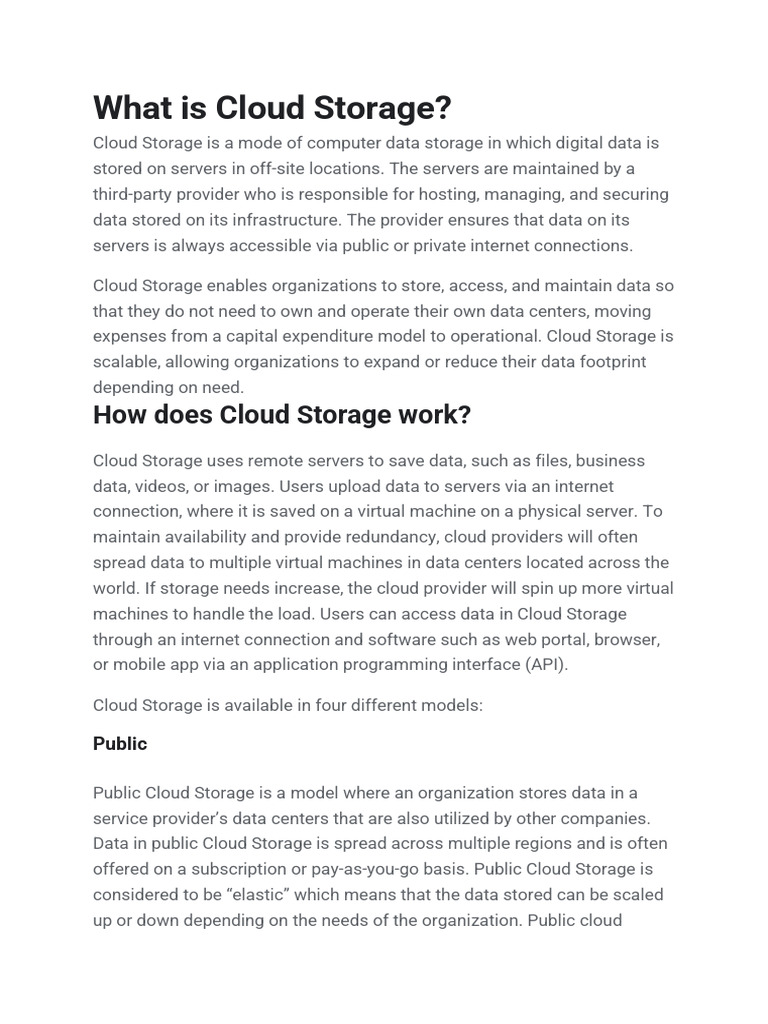 Cloud Storage PDF