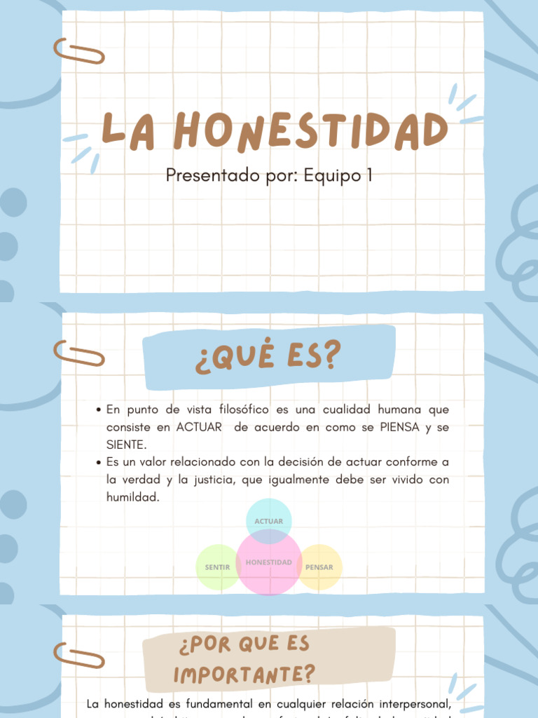 Importancia de la Honestidad en Relaciones | PDF | Justicia | Crimen y ...