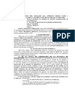 Aguilera. Incidente de Aprobacion de Liquidacion.