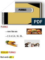 Plurals: Regular & Irregular PDF