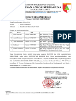 Surat Rekomendasi Susbalan Kota Cimahi