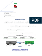 Informe Alineacion Laser Compresor de Amoníaco #5 Purolomo Nov. 2020