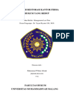 Makalah Management Law Firm - M.Wildan Alfatah - 431 - VG