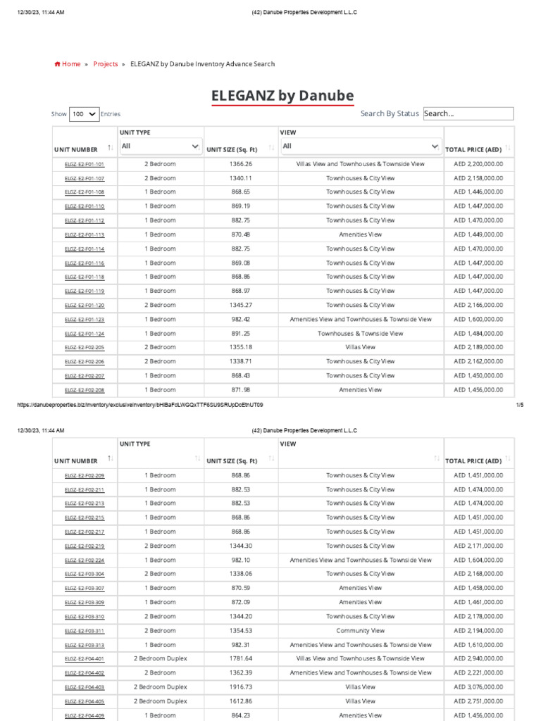Eleganz 30 Dec | PDF | Housing | Residential Buildings