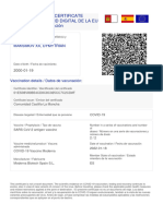 Eu Digital Covid Certificate Certificado Covid Digital de La Eu Vaccination - Vacunación
