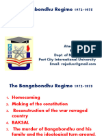 The Bangabondhu Regime 1972-1975. Lecture-12