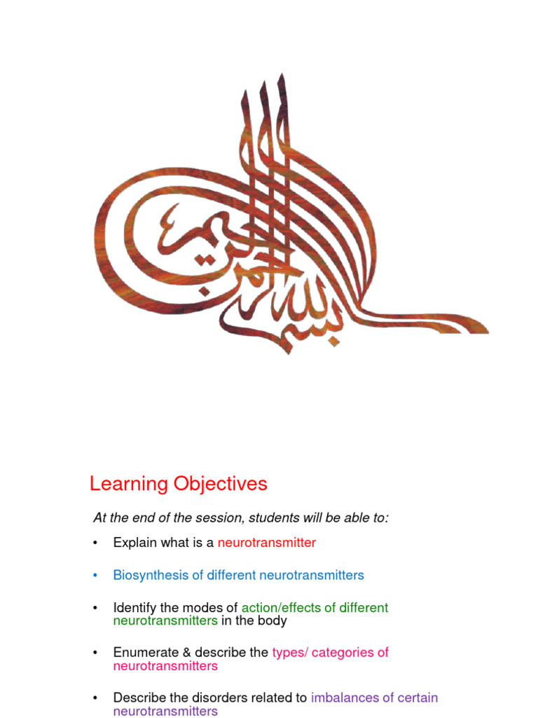 Neurotransmitters by dr aziz pdf