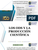 Producción Cientifica y Los Ods