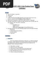 Crisis Position Paper Guidelines Rop