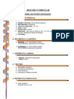 Curriculum Plantilla