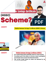 Mahila Samman Savings Certificate MSSC Scheme