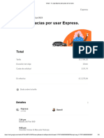 Matias, Gracias Por Usar Express.: Total $ 2.275,94