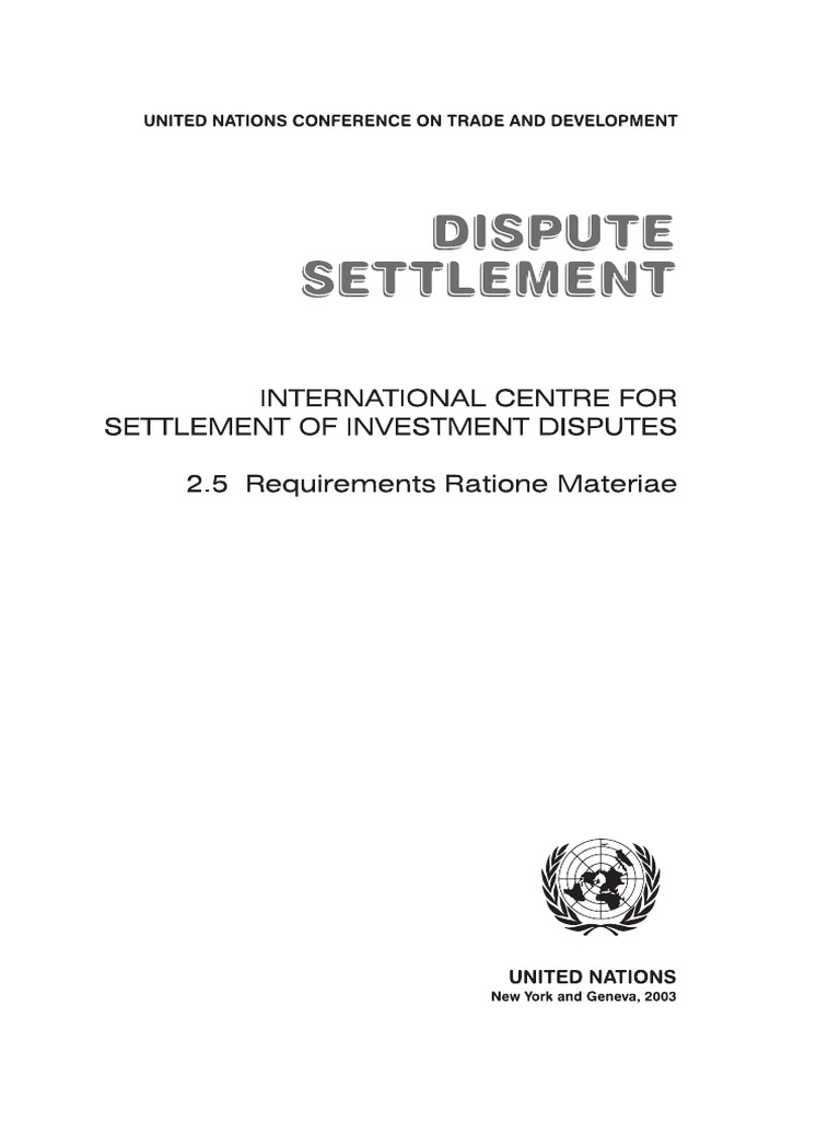 ICSID Jurisdiction | PDF