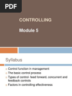 Controlling Module 5 - MBP