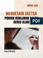 Modul Ajar Prakarya-Kerajinan - Mendesain Sketsa Produk Kerajinan Bahan Keras Alam - Fase D