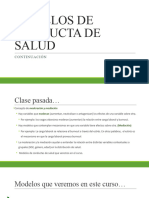 Modelos de Conducta de Salud II