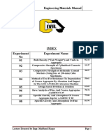 Engineering Materials Sessional PDF