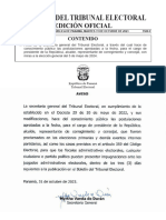 Boletin Del Tribunal Electoral N.° 5500 e