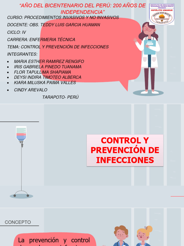 Control y Prevención de Infecciones en Enfermería | PDF ...