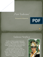 Pan Tadeusz" - Prezentacja Bohaterów