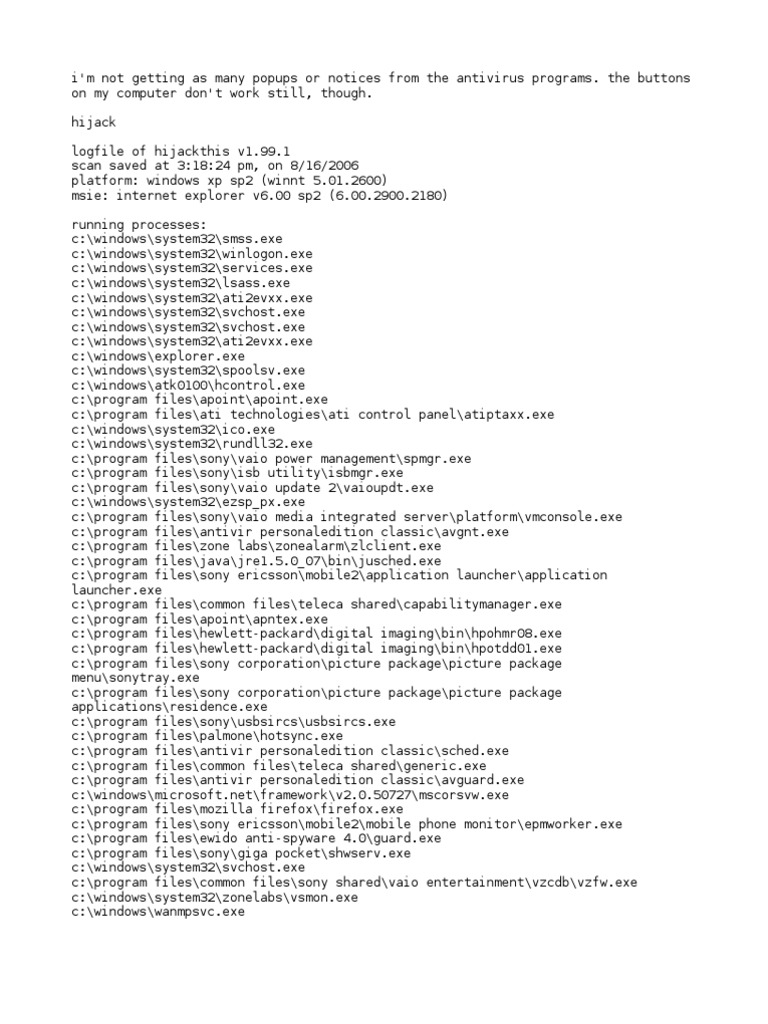 Posting | PDF | Windows Registry | Microsoft Windows