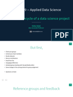 Lecture 5 - Lifecycle of A Data Science Project