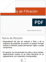 Teoría de Filtración