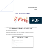 Prolapso Genital - Ep2 - 8 Semestre - Bagatini