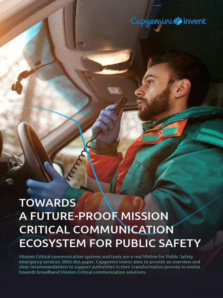 Whitepaper Mission Critical Communications For Public Safety | PDF