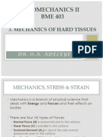 Note 3 - Mechanics of Hard Tissues For Class