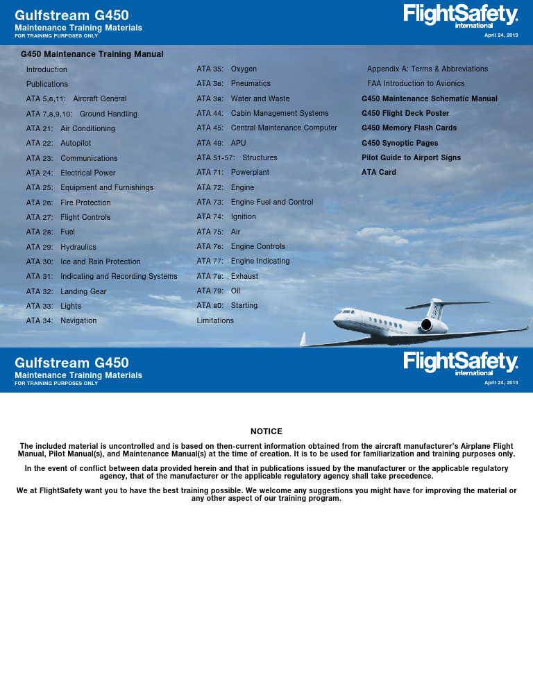 G450 Maintenance Menu | PDF | Engines | Aviation