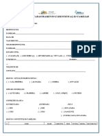Formulário de Cadastramento e Identificação Familiar