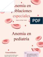 Anemia en Poblaciones Especiales