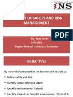 Concept of Safety and Risk Management 1