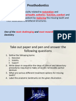 Prosthodontic Treatment Options