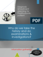 Diagnosis Treatment Planning For Prosthodontic Patient Handout