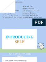 Introducing Self