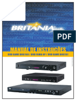 Manual de Instruções: DVD Game Brg150 / DVD Fama 6P / DVD Game Brg151